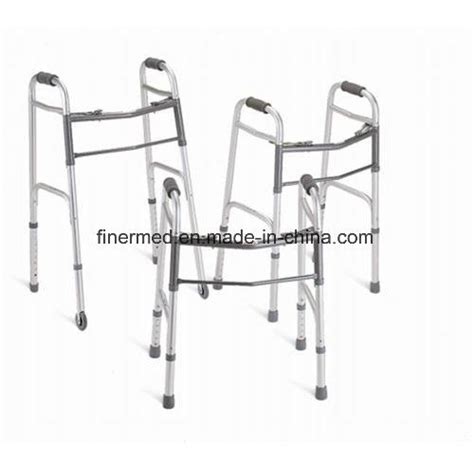 Two Button Folding Walkers for The Elderly - China Walkers for The ...