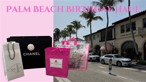 Palm Beach Birthday Haul Lilly Pulitzer Van Cleef Chanel Unboxing