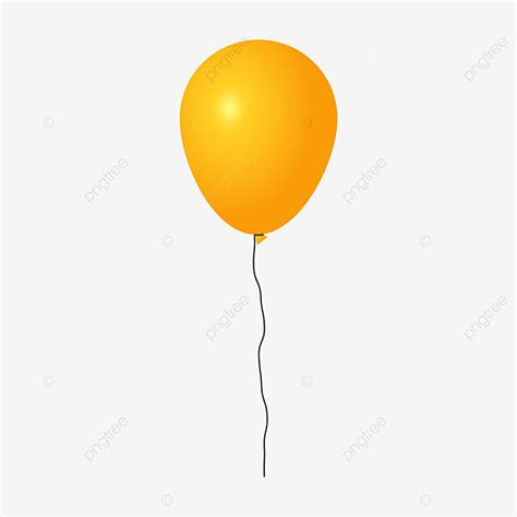 Gambar Balon Kuning Png Baloon Png Balon Kuning Vektor Balon Png Dan