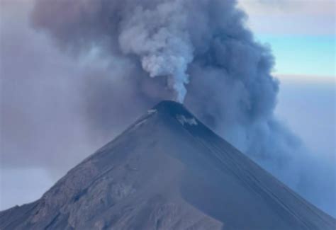 Fotogalería así fue captada la erupción del Volcán de Fuego desde la