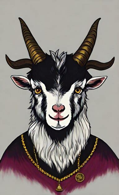 Premium AI Image | goat demon