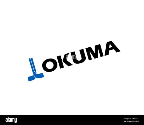 Okuma Corporation Rotated Logo White Background Stock Photo Alamy