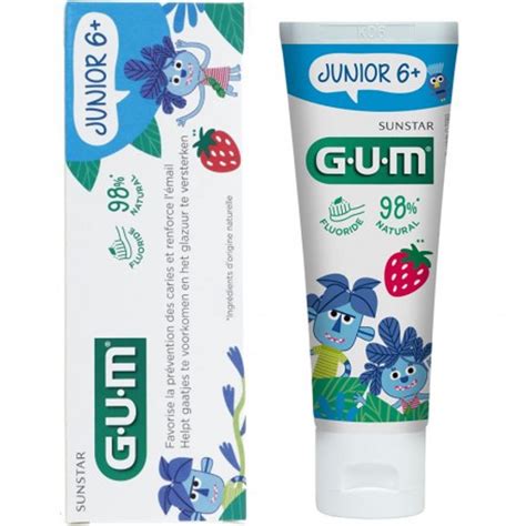 Зубна паста-гель GUM JUNIOR для дітей від 7 років 50 мл – купити онлайн ...