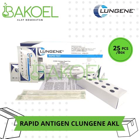 Jual Alat Rapid Swab Test Hidung Antigen Clungene Biru Original