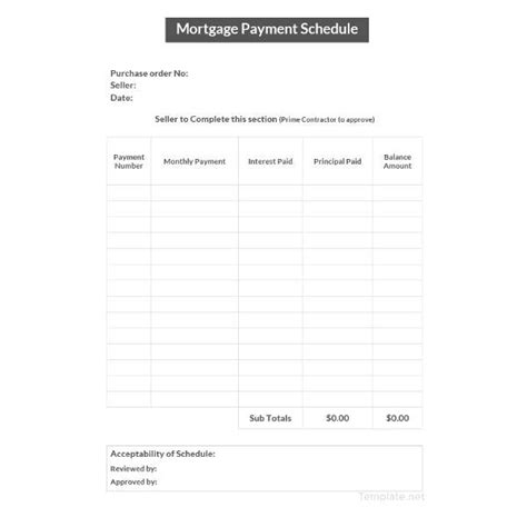 22+ Payment Schedule Templates - Word, Excel, PDF | Free & Premium ...