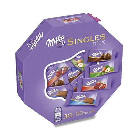 Milka Singles Mix mini čokolády mliečne 138 g Activa