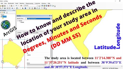 How To Know The Location Of Your Study Area In Degrees Minutes And