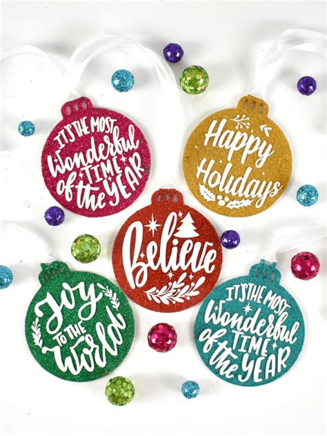 How To Add Glitter Or Paint To Acrylic Disk Ornaments Story Abbi Kirsten Collections