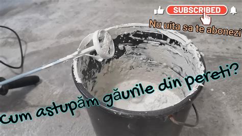 Cum Astupam Gaurile Din Pereti Cu Glet Si Spaclu YouTube