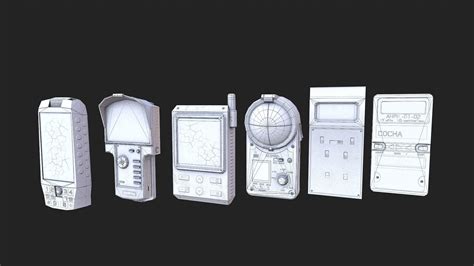 3D Model Detectors Old Phone VR AR Low Poly CGTrader