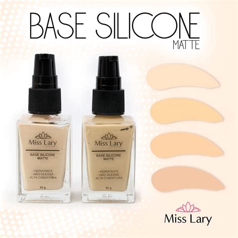 Base De Silicone Efeito Matte Miss Lary Alta Cobertura Shopee