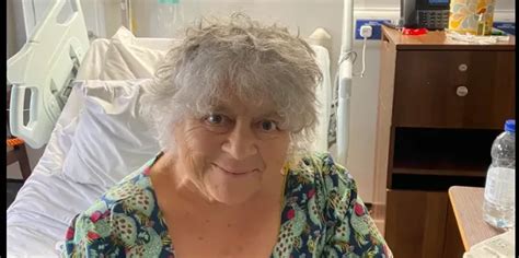 Margolyes rushed to hospital with chest infection and admits having a ...