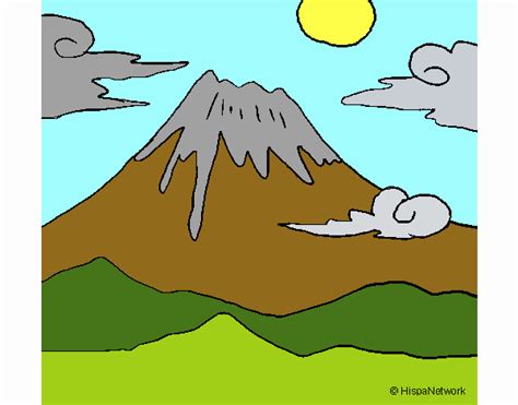 Dibujo De Monte Fuji Pintado Por En Dibujos Net El D A A Las