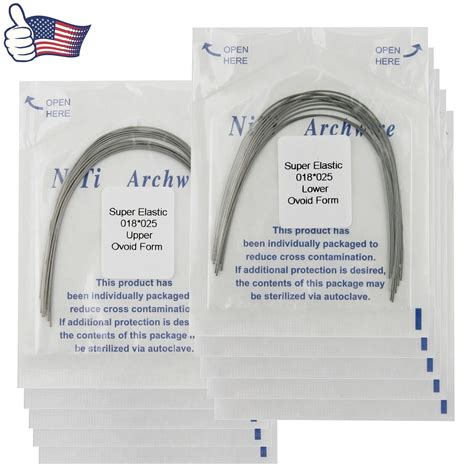 Pcs Dental Orthodontic Arch Wire Niti Super Elastic Round