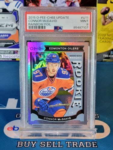 O Pee Chee Update Connor Mcdavid Rainbow Foil Marquee Rookie