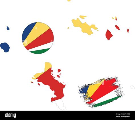 Mapa Seychelles Im Genes Vectoriales De Stock Alamy