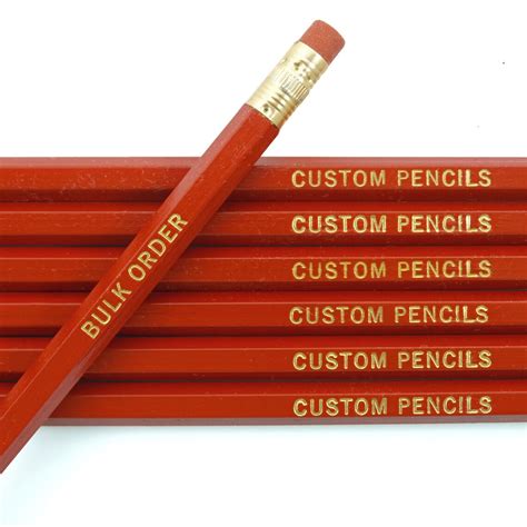 75 Custom Pencils Bulk Order Personalized Pencils for a - Etsy