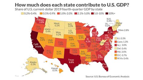 GDP-per-state - Vivid Maps