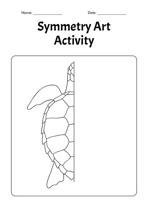 Symmetry Art Activity Symmetry Art Symmetry Activities Art Worksheets