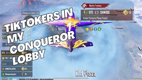 Tiktokers In My Conqueror Lobby Intense Squad Wipes Pubg Mobile Youtube