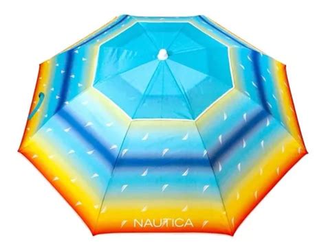 Sombrilla De Playa Náutica Arcoíris Plegable Envío gratis