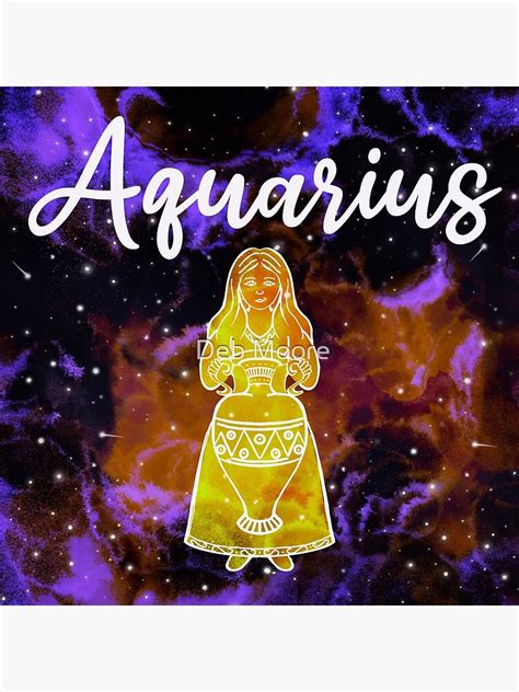 "Aquarius air zodiac sign" Poster for Sale by FortuneTeller | Redbubble