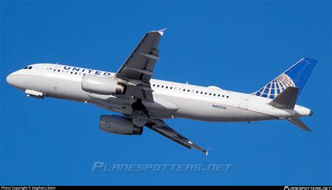 N407UA United Airlines Airbus A320 232 Photo By Stephen J Stein ID