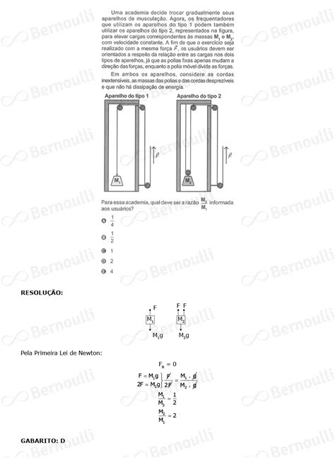 Enem Dia Caderno Amarelo Bernoulli Resolve