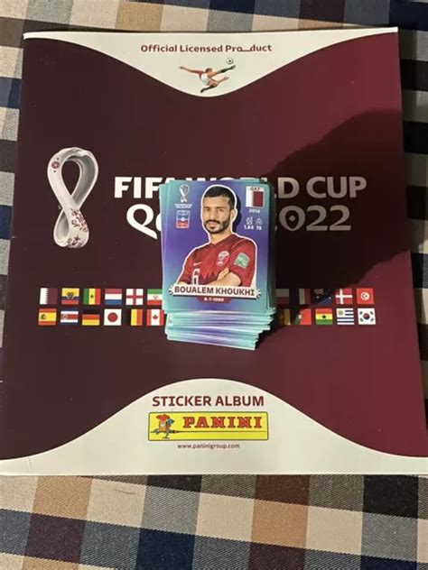 PANINI COUPE DU Monde Qatar 2022 Vide Autocollant Album Lot De 200