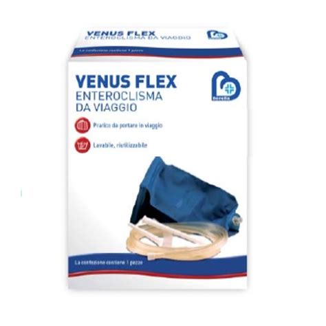 Enteroclisma in plastica da viaggio venus flex Regolarità intestinale