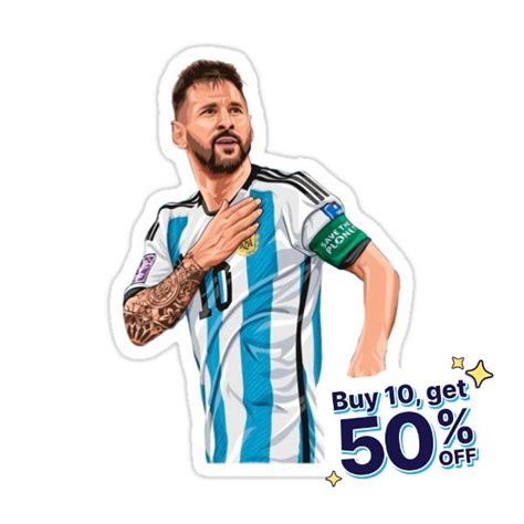 "Lionel Messi" Sticker for Sale by WorldClub en 2024