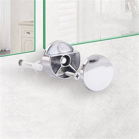 Pcs Glass Clamp Bathroom Mirror Clips Zinc Alloy Grandado