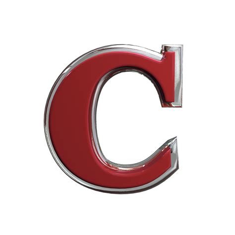 Letter C 3d Render Mentle Red Color 11577338 Png