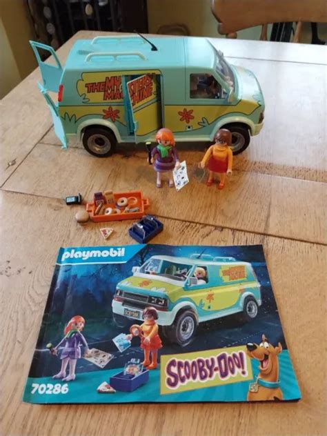 PLAYMOBIL SCOOBY DOO Mystery Machine Playset 70286 No Box Lights