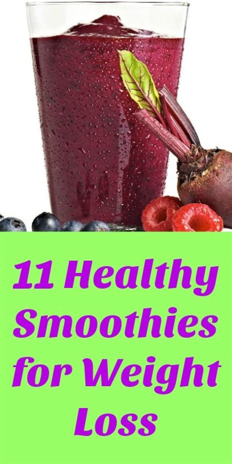 11 Healthy Smoothies For Weight Loss To Hydrate And Cleanse