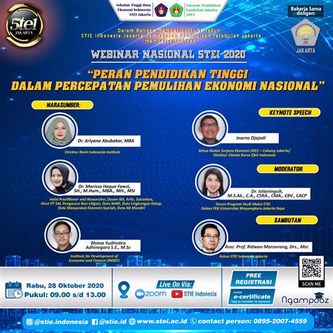 Webinar Nasional Stei Peran Pendidikan Tinggi Dalam Percepatan