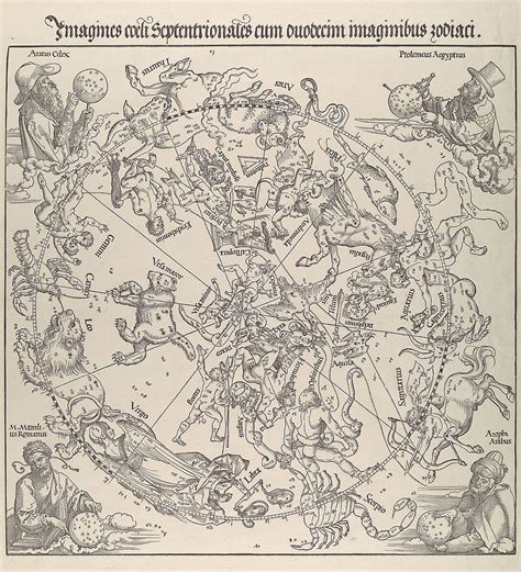 Albrecht Dürer The Celestial Map Northern Hemisphere The