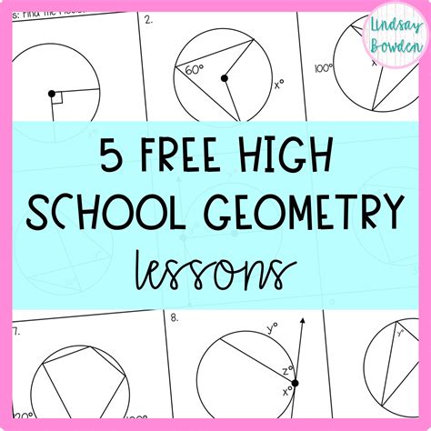 5 Free Geometry Lessons - Lindsay Bowden