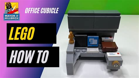 How To Build A Lego Office Cubicle Youtube