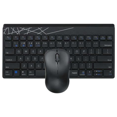 Rapoo 8000M Multimode Wireless Keyboard Mouse Combo Price In Nepal