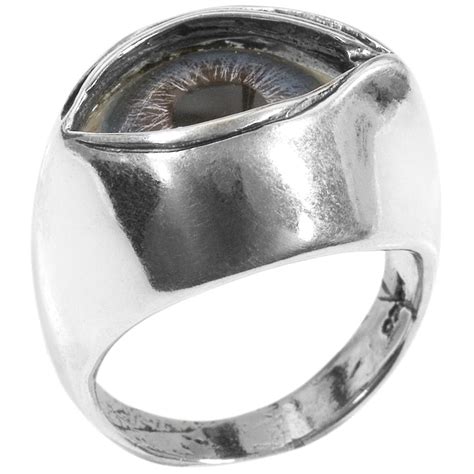 Glass Eyeball Metal Ring – Old Glory