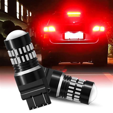 AUXITO 3157 3057 Red LED Tail Brake Light Stop Parking Bulbs CANBUS