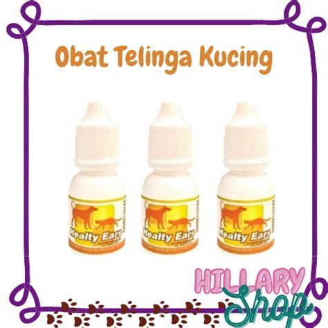 Jual Obat Telinga Kucing Dan Anjing Healty Ears Ml Shopee Indonesia