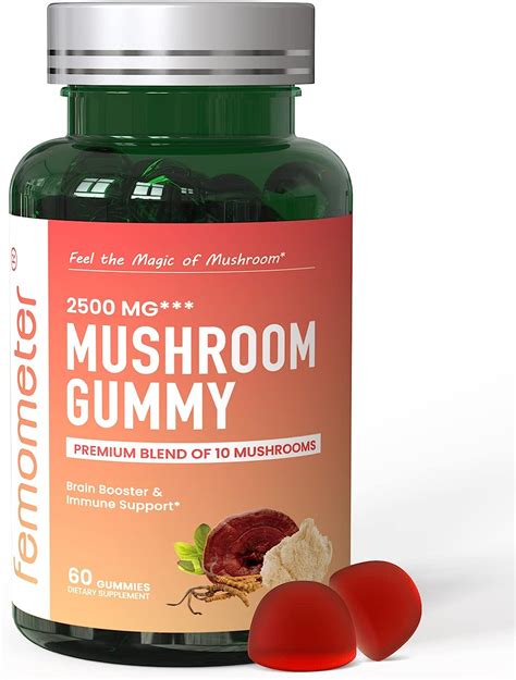 Mushroom Complex Gummies 10x Mushroom Supplement With Lions