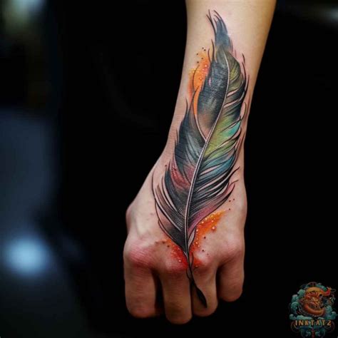 Unleashing the Majestic: The Symbolism and Beauty of Hawk Feather Tattoos: 73 Designs - inktat2.com