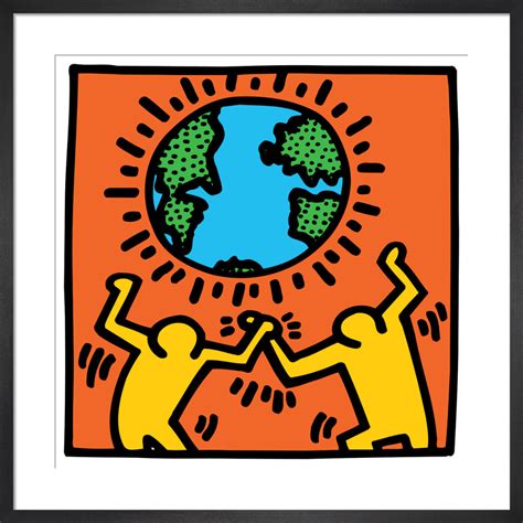 Untitled World Art Print By Keith Haring King McGaw