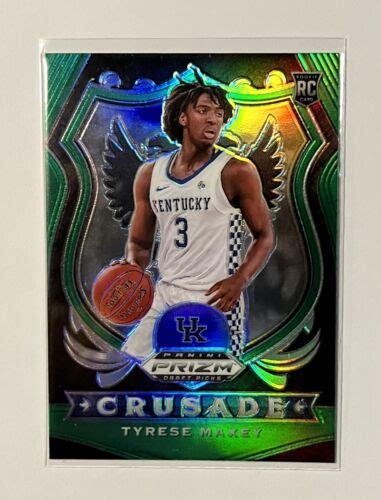 Tyrese Maxey 2020 21 Panini Prizm Draft Picks Crusade Green 94 RC