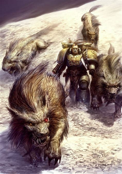 Fenrisian Wolf Warhammer 40k Space Wolves Warhammer Art Space Wolves