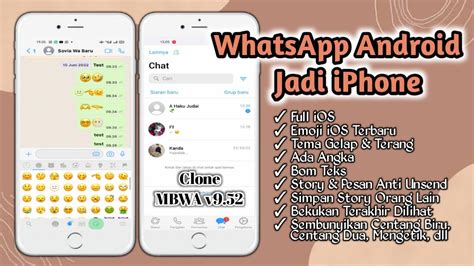 Mb Whatsapp Ios Versi Terbaru Cara Mengubah Whatsapp