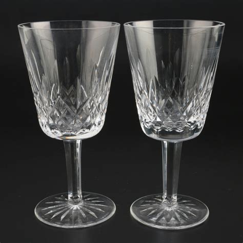 Waterford Crystal Lismore Goblets And Shot Glasses With Powerscourt